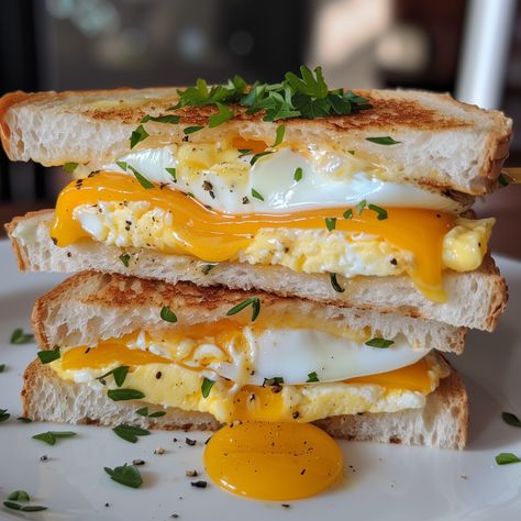 Egg and Cheese Sandwich Egg Sandwich Aesthetic, Sausage Egg And Cheese Sandwich, Egg Grilled Cheese Sandwich, Egg Bagel Sandwich, Egg In The Hole, Egg Cheese Sandwich, Sandwich Aesthetic, Homestyle Meatloaf, Egg Bagel