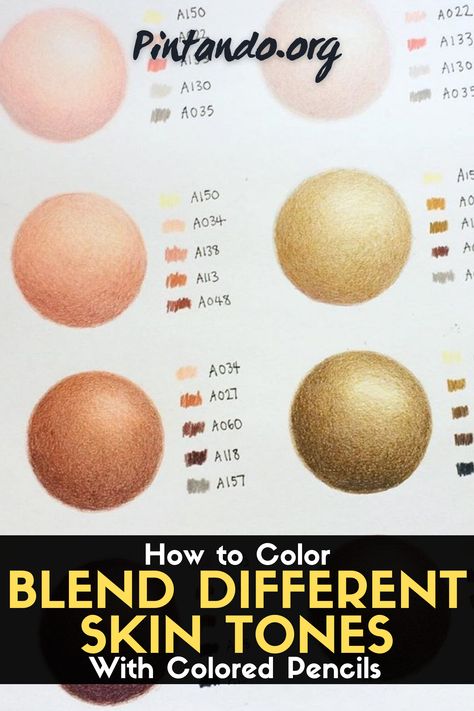 Hey everyone, in this tutorial I show how to color different skin tones with colored pencils and blending techniques using Faber-Castell polychromos. How To Draw Skin Colored Pencil, Skin Coloring Tutorial Pencil, Blending Techniques, How To Draw Skin With Colored Pencil, Color Pencil Blending Techniques, Colour Blending, Colour Blending Art, How To Shade With Color Pencils, Polychromos Skin Tones