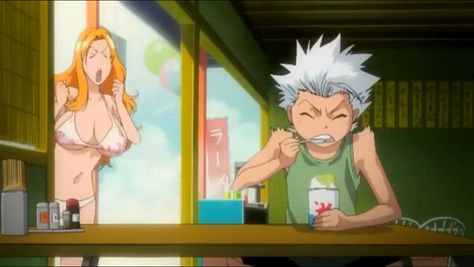 Anime Baddie, Toushirou Hitsugaya, Bleach Funny, Rangiku Matsumoto, Toshiro Hitsugaya, Fairy Tail Characters, Bleach Anime Art, Bleach Fanart, Bleach Art