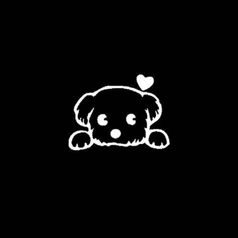 Dog Hilight Instagram, Dog Black Wallpaper, Black Dogs Aesthetic, Instagram Black Theme, Iphone Wallpaper Vsco, Line Art Images, Instagram Symbols, Pink Wallpaper Girly, Cute Bunny Cartoon