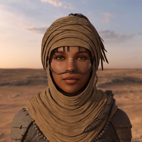 ArtStation - Sian concept, Riyahd Cassiem Desert Grunge, Dune Characters, Concept Art Character Design, Dune Book, Desert Aesthetic, Art Character Design, Space Fashion, Bratz Inspired Outfits, Concept Art Character