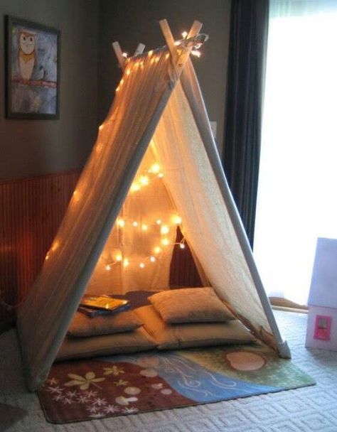 Reading Tent, Reading Nook Kids, Diy Tent, Teepee Tent, Baby Center, Camping Ideas, Cozy Reading Nook, Cool Ideas, Cozy Reading