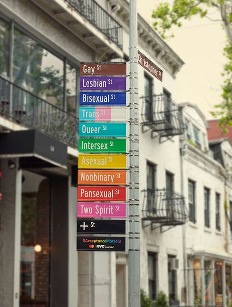 Stonewall Inn, Street Installation, Gay Rights, Sparks Joy, Greenwich Village, Dating App, West Village, Lgbtq Pride, Street Signs