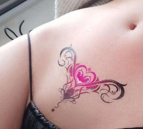 Womb Tattoos Meaning, Womb Tattoo Succubus Design, Succubus Womb Tattoo, Tattoos On Women, Womb Tattoo, Succubus Tattoo, Tattoos Back, Waist Tattoos, Bow Fashion