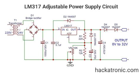 Adjustable Power Supply Circuit Diagram, Electric Engineering, Electric Projects, Electrical Engineering Books, Battery Charger Circuit, Automatic Battery Charger, Simple Electronics, Engineering Books, Voltage Divider