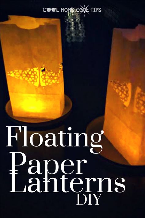 How To Make Floating Lanterns, Diy Floating Lanterns How To Make, Diy Floating Lanterns, Water Lantern Ideas, Floating Lanterns Diy, Diy Chinese Lanterns, Diy Lanterns Paper, Chinese Floating Lanterns, Flying Paper Lanterns