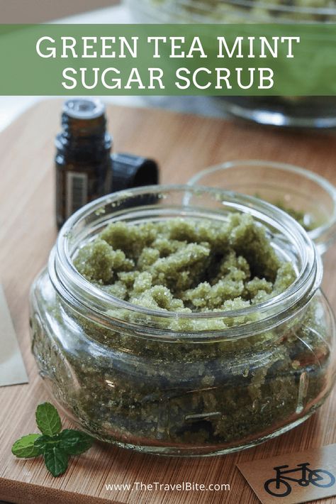 Diy Sugar Scrub, Diy Scrubs, Mint Sugar Scrub, Diy Body Scrub Recipes, Mint Sugar, Diy Sugar Scrub Recipe, Salt Scrubs, Homemade Beauty Recipes, Body Scrub Recipe