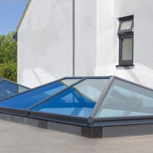 Korniche Glass Roof Lanterns SALE - 5% Off All Lanterns Online Lantern Roof, Aluminium Roof, Aluminum Element, House Cladding, Roof Lantern, Open Plan Kitchen Living Room, Blue Lantern, House Extension, Timber Structure