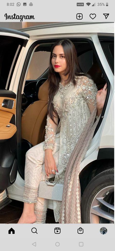 Aima Baig Dresses, Ayza Khan Dresses, Ayesha Beig, Ayesha Baig Wedding, Ayesha Baig Dresses, Aisha Takia Outfit, Summer Party Dresses, Crochet Cable Knit, Eid Outfit Ideas