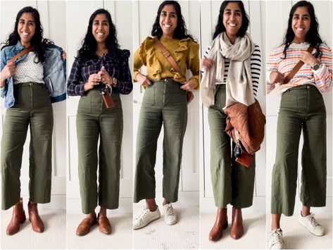 Outfits With Olive Pants, Olive Pants Outfit, Fall Travel Outfit, Olive Pants, Travel Outfits, Fall Travel, In The Fall, Travel Outfit, Shopping List