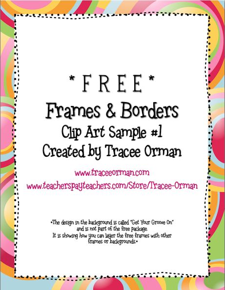 Classroom Freebies: Free Clip Art Borders & Frames for Commercial Use Free Frames And Borders, Title Pages, Classroom Freebies, Free Frames, Borders And Frames, Clip Art Borders, Future Classroom, School Counseling, Free Clip Art