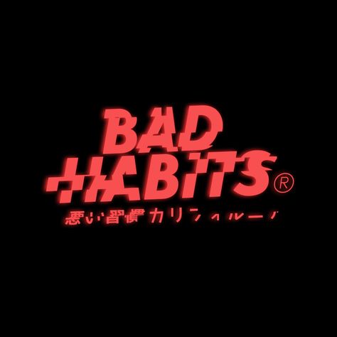 Graphisches Design, Badass Aesthetic, Bad Habit, I'm With The Band, Aesthetic Songs, Aesthetic Gif, Bad Habits, Aesthetic Grunge, Red Aesthetic