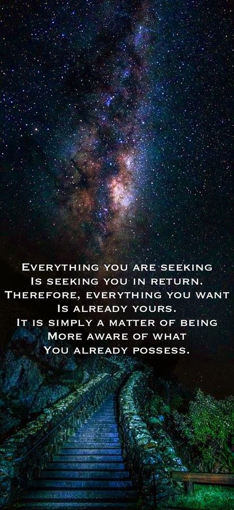 Everything you are seeking Is seeking you in return. Therefore, everything you want Is already yours. It is simply a matter of being More aware of what You already possess. What Is Abundance, Everything You Want Is Already Yours, What I Seek Is Seeking Me, What You Are Seeking Is Seeking You, What You Seek Is Seeking You, It Is Already Yours, Its Already Yours, Zen Mind, A Quote