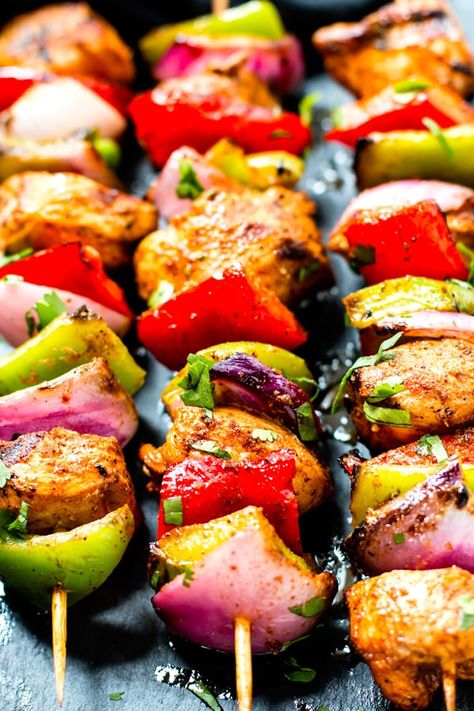 Grilled Fajita Chicken, Fajita Chicken, Baking Powder Uses, Boiled Egg Diet Plan, Kabob Recipes, Low Carb Appetizers, Boiled Egg Diet, Kebab Recipes, Chicken Kabobs