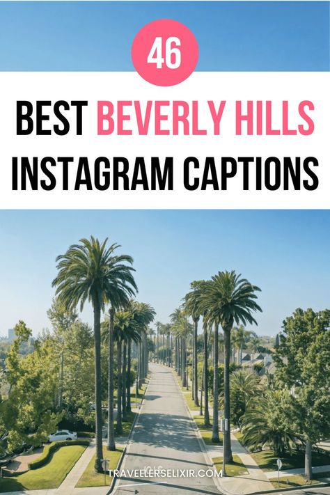 Best Beverly Hills Instagram captions & quotes Beverly Hills Instagram Pictures, Beverly Hills Photo Ideas, Hills Captions Instagram, Hills Quotes, Beverly Hills Aesthetic, Beverly Hills Art, Beverly Hills Sign, Captions Sunset, Instagram Captions Cute