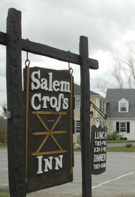 Salem Cross Inn. We celebrated our wedding here. Salem Cross Inn, Road Trip Camping, Salem Massachusetts, Family Vacations, Oh The Places Youll Go, Bar Signs, Tea Room, Vacation Ideas, Places To Eat