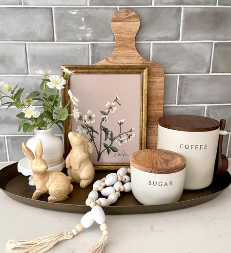 #TargetStyle : @justrenoproject : Target Finds Target Spring Decor, Easter Coffee Bar Decor, Spring Decorating Ideas For The Home, Easter House Decor, Neutral Spring Decor, Easter Living Room Decor, Neutral Easter Decor, Modern Easter Decor, Easter Kitchen Decor