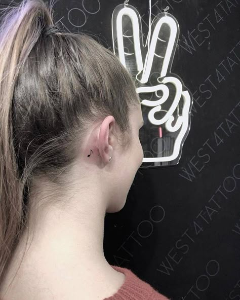 Small Music Note Tattoo Behind Ear, Music Tattoos Behind Ear, Behind The Ear Music Tattoo, Music Tattoo Ear, Music Note Ear Tattoo, Music Tattoo Behind Ear, Music Notes Behind Ear Tattoo, Music Note Behind Ear, Music Note Behind Ear Tattoo