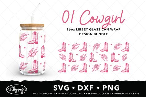 Cowboy Hat Svg, Coffee Cup Svg, Can Glass Wrap Svg, Svg Western, Glass Wrap Svg, Can Glass Wrap, Cup Wraps, Cup Svg, Glass Wrap