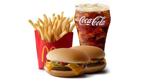 Try the McDonald’s Cheeseburger Meal made with our famous cheeseburger recipe paired with crispy fries and a soft drink only at McDonald’s. Cheeseburger Mcdonalds, Mcdonald Menu, Tangy Bbq Sauce, Delivery Menu, Sausage Patty, Breakfast Plate, Food Sensitivities, Breakfast Menu, Menu Items