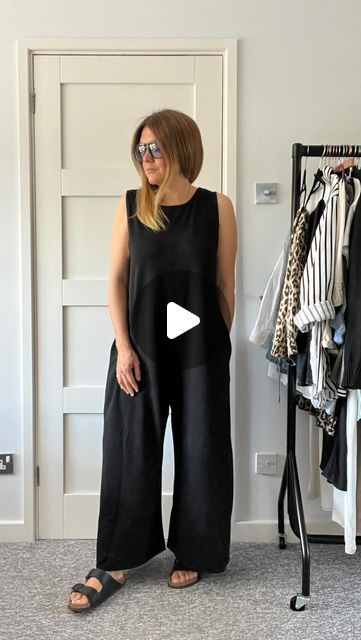 Carly Stevens on Instagram: "The perfect jumpsuit doesn’t exis….. 

The cut, the fabric, the colour 😉 Me and this jumpsuit 🤝🏼 (oh and I did I mention, it has pockets!!) 

You know it’s a good un when you just have to put it on immediately after the postman delivers it 😉 

Happy Tuesday 🖤

Jumpsuit: @_beyond_nine (kindly gifted) 

#beyondniners #schoolrunstyle #whatmamawore #grwmreel #grwmoutfit" School Run Style, The Postman, Blogger Inspiration, You Know It, Happy Tuesday, The Colour, Color Me, Knowing You, Fashion Blogger