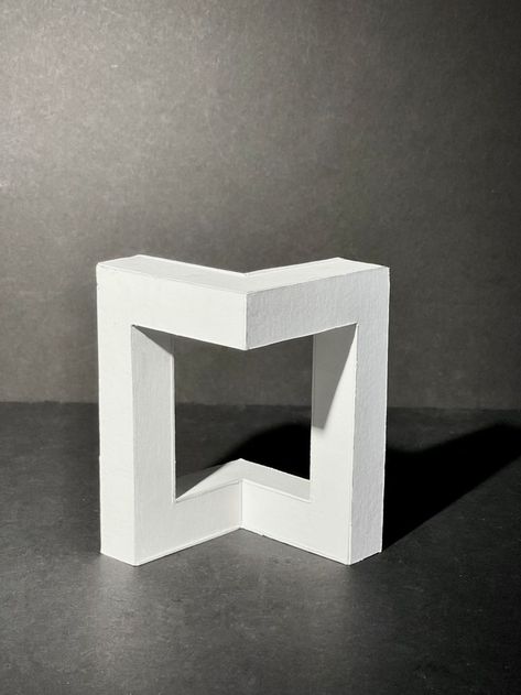 within 4*4*6 frame Cubes Architecture, Cubist Sculpture, Conceptual Model Architecture, Form Architecture, Steel Furniture Design, Geometric Origami, Architecture Design Sketch, Composition Design, Sun Art