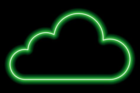 Neon Cloud, 3d Clouds, Green Icons, Green Neon, Tree Saw, Heart Tree, Logo Banners, Cityscape Photos, Nature Backgrounds