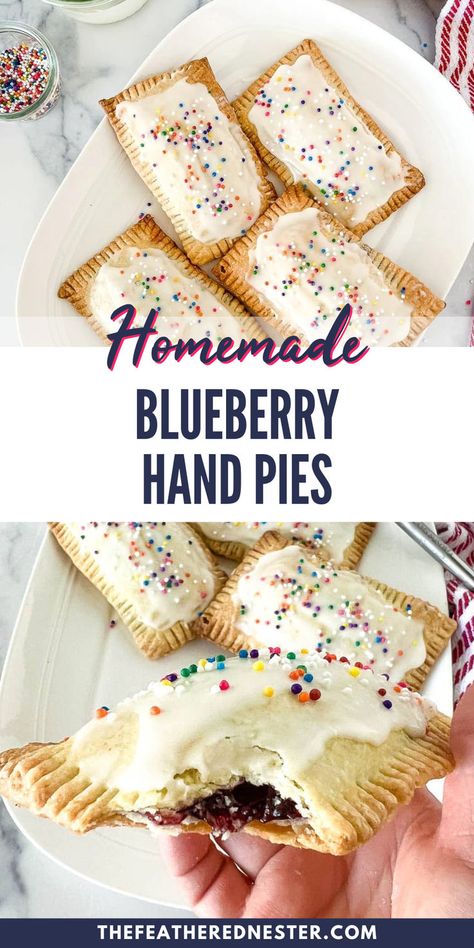 This easy Homemade Blueberry Hand Pies recipe creates delicious Blueberry Pop Tarts using refrigerated pie dough. They're easy to make! Blueberry Pop Tarts, Blueberry Hand Pies, Dessert Person, Poptart Recipe, Easy Jam, Human Energy, Tart Dough, Hand Pie Recipes, Bakery Style Muffins