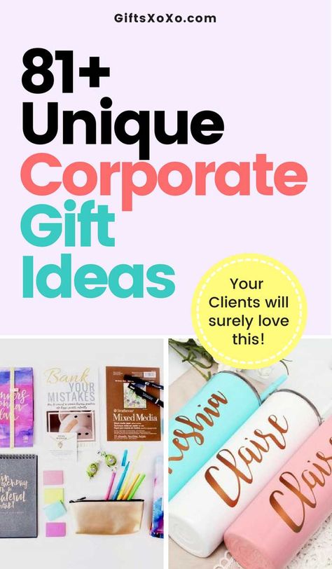 Looking for something New and Unique Gift Ideas for Your Clients and Employees? We'have Got You an Ultimate List of 81+ Corporate Gift Ideas! Promotional Items Marketing, Business Promotional Gifts, Corporate Gift Ideas, Client Appreciation Gifts, Company Swag, Corporate Giveaways, Unique Corporate Gifts, Swag Ideas, Staff Motivation