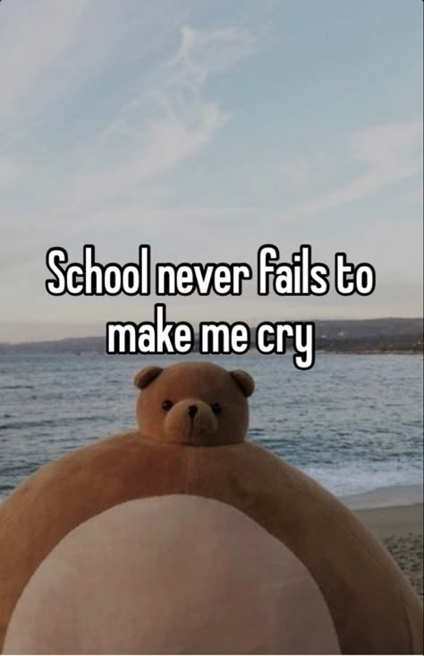 Failing School, School Sucks, I Hate School, Hate School, Pretty When You Cry, Relatable Whispers, Careless Whisper, Whisper Confessions, Whisper Quotes