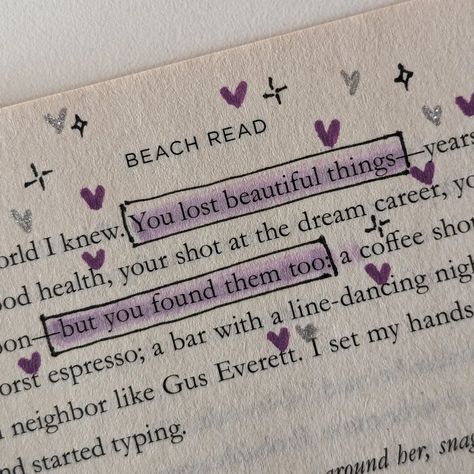 Annotations Ideas, Happy Place Emily Henry, Beach Read Aesthetic, Quotes Widget, Annotation Tips, Beach Read Book, Book Annotation Tips, People We Meet On Vacation, Vibes Funny