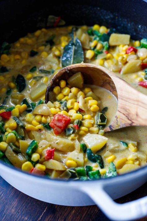 Corn And Poblano, Poblano Corn Chowder, Poblano Chicken Corn Chowder, Potato And Poblano Corn Chowder, Poblano Pepper And Corn Chowder, Mexican Spices, Corn Chowder, Stuffed Poblano Peppers, Frozen Corn