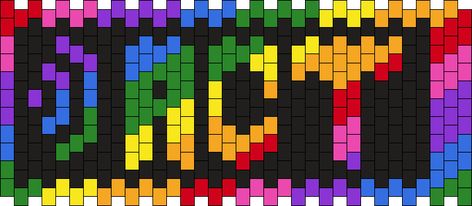 Undertale Act ( Inspired By WATERPARKS Save Pattern ) Kandi Pattern Undertale Kandi, Kandi Tut, Stitch Beads, Kandi Ideas, Kandi Patterns, Photo Pattern, Perler Patterns, Brick Stitch, Different Patterns