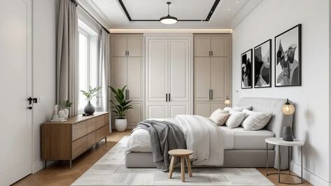 Maximizing Space: The Ultimate Guide to a 10x20 Bedroom Layout - Roomlay 10x16 Bedroom Layout, Two Dressers In Bedroom Layout, Long Narrow Bedroom Layout Design, Rectangle Bedroom Layout, Small Master Suite Layout, Bedroom Furniture Layout Ideas, Long Narrow Bedroom, Large Bedroom Layout, Bedroom Layout Design