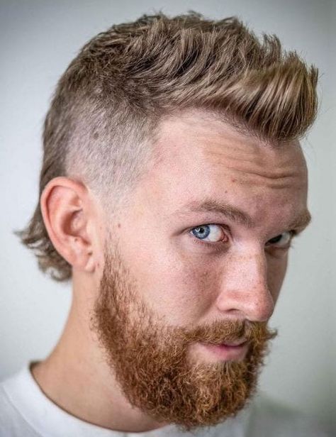 30 Cool Mullet Hairstyles: Modern Short + Long Mullet Haircuts (2020) Modern Mullet Boys Straight Hair, Quiff Mullet, Modern Mullet Mens, Mens Mullet, Modern Mullet Haircut, Mullet Hairstyles, Short Quiff, Mullet Fade, Short Mullet