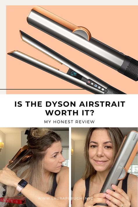 Is the Dyson AirStrait worth it? To help answer this question, check my review of the new Dyson Airstrait. Dyson Air Strait, Dyson Flat Iron, Dyson Air Straight, Dyson Straightener, Dyson Hair Straightener, Dyson Airstrait Straightener, Dyson Airstrait, Dyson Supersonic Nural Hairdryer, Dyson V11 Absolute