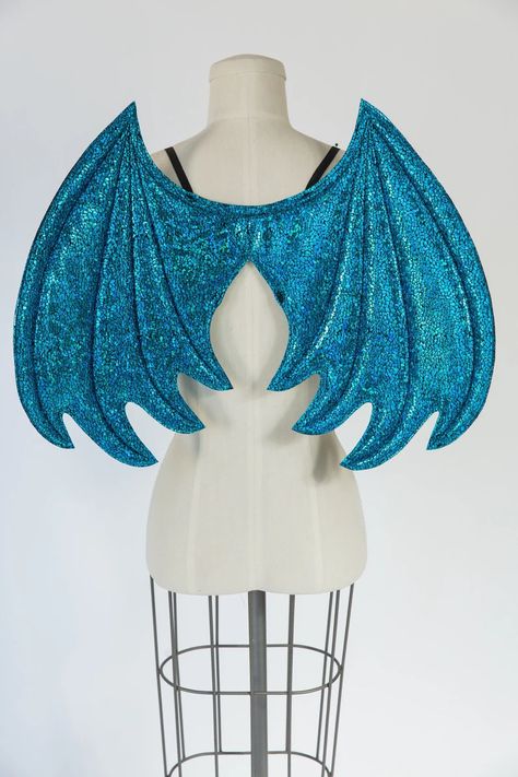 Teal Blue Dragon Wings Wireless Wings Turquoise Dragon - Etsy Turquoise Dragon, Dragon Halloween Costume, 2024 Dragon, Wings Cosplay, Dragon Halloween, Cosplay Wings, Demon Wings, Costume Wings, Dragons Clothes