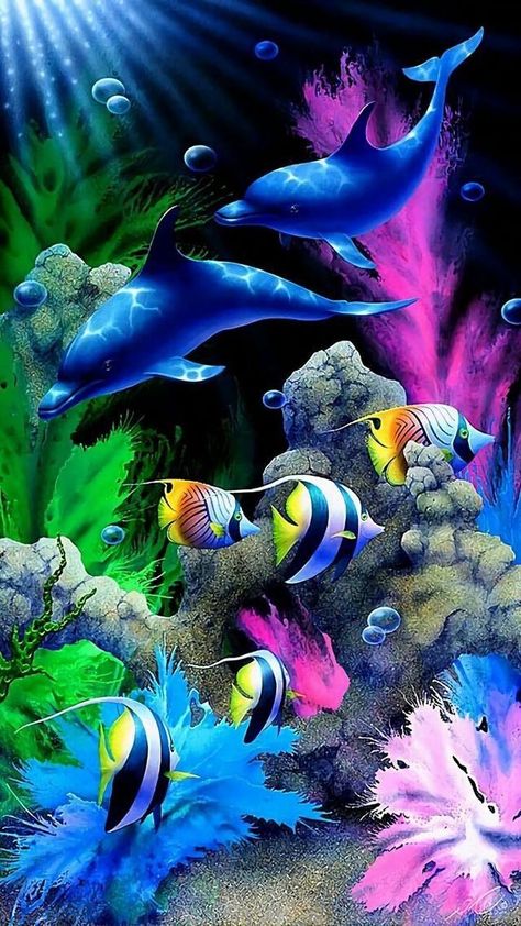 Aquatic Life Art, Ocean Creatures Art, Ocean Life Photography, Sea Life Wallpaper, Aquarium Live Wallpaper, Movies Wallpaper, Live Fish Wallpaper, Underwater Wallpaper, Fish Background