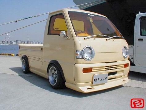 Kei Truck, Mini 4x4, Mini Trucks 4x4, Suzuki Carry, Pickup Car, Kei Car, Kustom Cars, Bus Camper, Suzuki Jimny