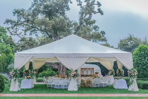 real bridal shower canopy vintage inspired downton abbey tea party alyson fox levine fox events Party Tent Decorations, Tent Baby Shower, Tea Party Bridal Shower Decorations, Wedding Tent Decorations, Backyard Bridal Showers, Party Canopy, Shower Images, Backyard Tent, Harmony Design