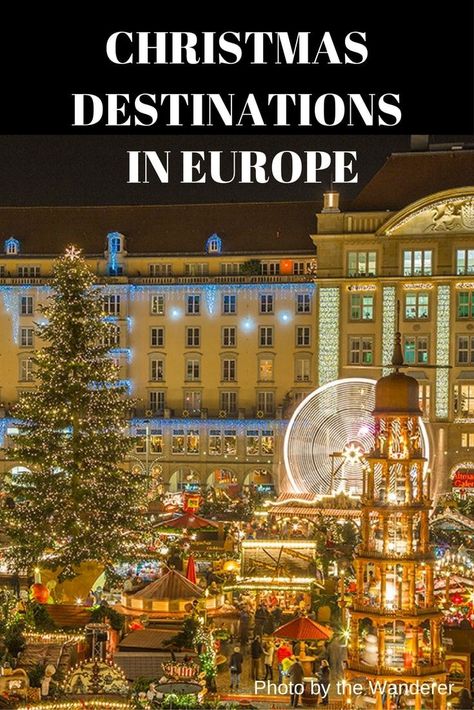 Planning your Christmas holidays and looking for the best Christmas destination in Europe? In this post, top travel bloggers share their favorite Christmas markets across Europe. Cjick through to read more Europe Christmas Travel, Europe In Christmas, Christmas In Europe Aesthetic, Best Christmas Destinations, Christmas Europe, Christmas Trips, Christmas Vacation Destinations, Europe Christmas, Christmas Travel Destinations