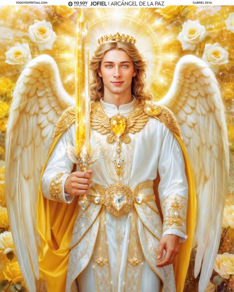 Santa Filomena, Seraph Angel, Seven Archangels, Angel Gabriel, Angel Prayers, Heaven Art, Archangel Gabriel, Angel Images, Angel Warrior