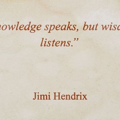 Art Of Listening, Pursuit Of Knowledge, The Art Of Listening, Understanding Quotes, Stoic Quotes, Inner Wisdom, Hendrix, The Journey, Philosophy