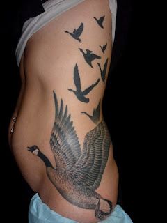 TRUE NATURE TATTOO: Goose Waterfowl Tattoo, The Raven Tattoo, Ravens Tattoo, Raven Tattoo Meaning, Raven Tattoos, Goose Tattoo, Group Tattoos, Hunter Tattoo, Hunting Tattoos