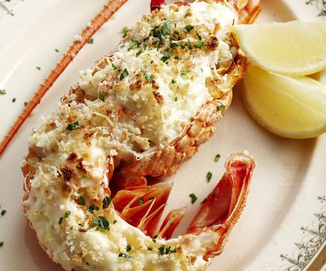 This lobster mornay recipe combines cooked lobster tails with rich mornay sauce to create one of the best, easy retro recipes in Australia. Lobster Mornay, Mornay Sauce, Lobster Dishes, Prawn Cocktail, Fresh Lobster, How To Cook Lobster, Lobster Recipes, Retro Recipes, Fish Dishes