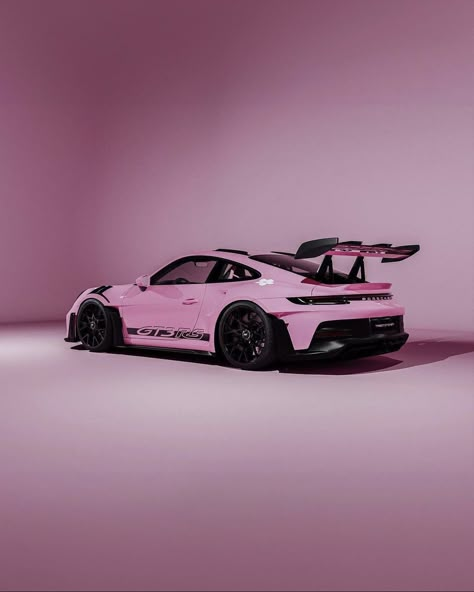 Porsche Gt3 Rs Pink Wallpaper, Pink Porche Car Aesthetic Wallpaper, Pink Sports Car Aesthetic, Porche 911gt3 Pink, Pink Gt3 Rs, Prosche911 Gt3 Rs, Pink Porche Gt3rs, Pink Porsche Gt3 Rs, Porshe 911gtr Pink