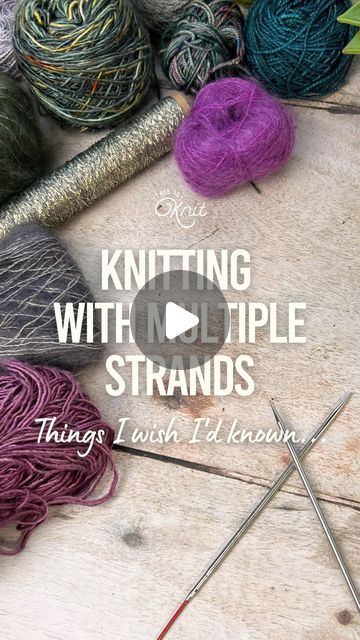 This is Knit | Family-Run Yarn Shop in Dublin, Ireland on Instagram: "✨ Knitting With Multiple Strands... this trick is very simple and yet so effective! When you knit with multiple strands, you can mix colours, add some sparkle, and create unique textures in your projects.   Do you like to combine different yarns like this?  #askthisisknit #beginnerknitter #knittinghacks #howtoknit #knittingtips #thisisknit #knitwithTIK #dublinyarnshop" Knitting Colour Combinations, Yarn Twist, Knitting Hacks, Unique Textures, Yarn Shop, Dublin Ireland, Yarn Colors, Multi Strand, Knitting Yarn