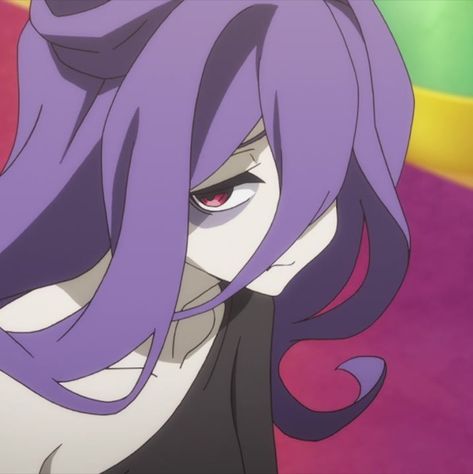 An Anime, Purple Hair, Anime Character, Rainbow, Purple, Red, Anime, Hair