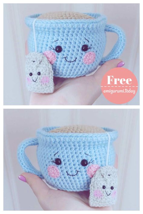 Tea Cup Amigurumi Free Crochet Pattern Crochet Cup And Saucer Free Pattern, Amigurumi Mug Free Pattern, Crochet Tea Cup And Saucer Free Pattern, Teacup Crochet Pattern Free, Teapot Crochet Pattern, Crochet Teacup Pattern Free, Crochet Coffee Cup Amigurumi Free Pattern, Amigurumi Coffee Cup Free Pattern, Crochet Coffee Cup Amigurumi