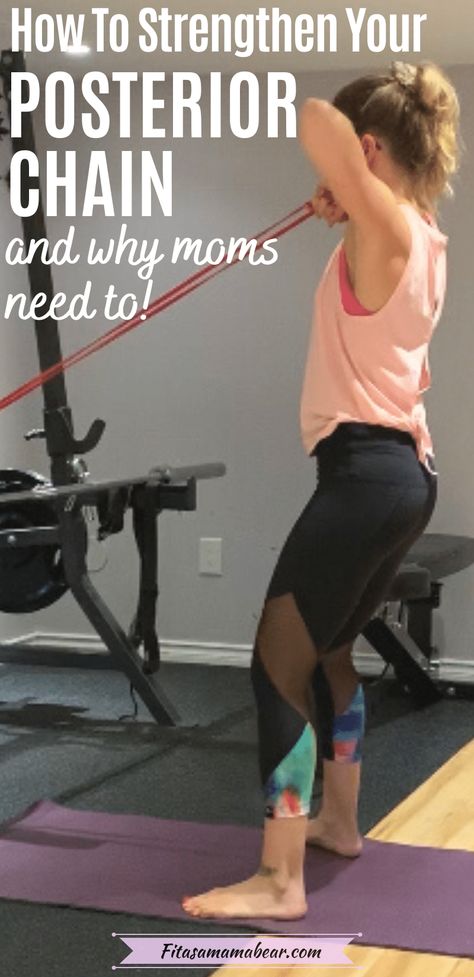 Posterior Chain Exercises, Better Posture Exercises, Back Strengthening Exercises, Posterior Chain, Lower Body Exercises, Exercise During Pregnancy, Posture Exercises, Mom Bod, Exercises At Home